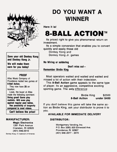 Eight Ball Action (DKJr conversion)